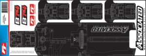 Team Associated RC10B74 FT Chassis Protective Sheet