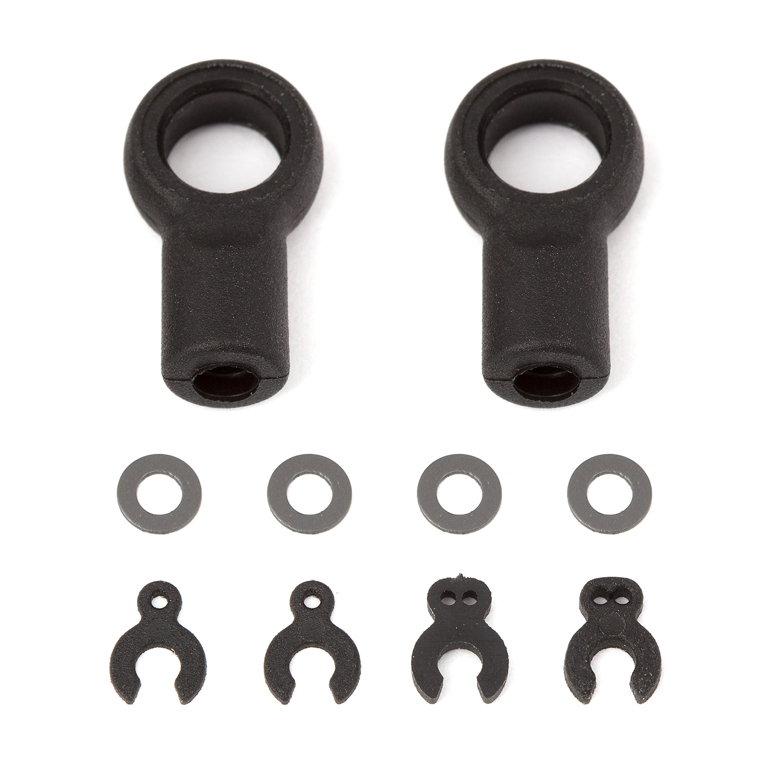Team Associated RC12R6 Arm-Ösen und Sturz-Clips 1 Team Associated RC12R6 Arm Eyelets and Caster Clips