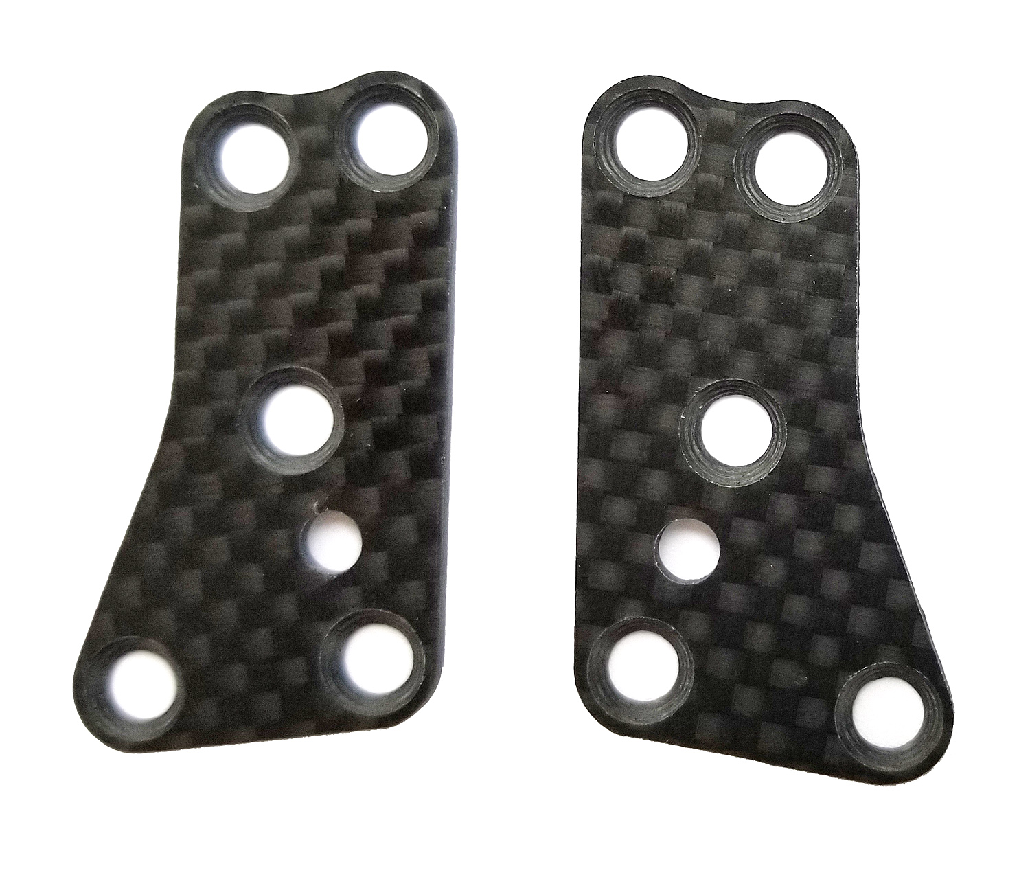 Team Associated RC8B3.2 FT Front Upper Suspension Arm Inserts, carbon fiber, 1.2mm 1 Team Associated RC8B3.2 FT Front Upper Suspension Arm Inserts, carbon fiber, 1.2mm
