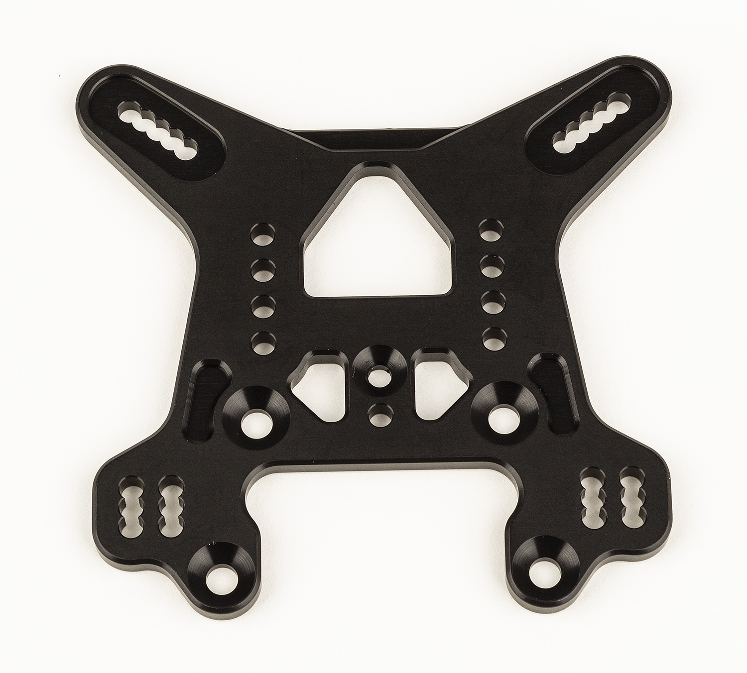 Team Associated RC8B4 Hintere Dämpferbrücke, schwarzes Aluminium 1 Team Associated RC8B4 Rear Shock Tower, black aluminum