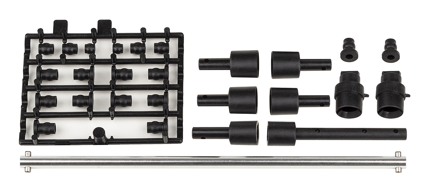 Team Associated Reflex 14R Outdrives, Pivot Balls, and Center Driveshaft 1 Team Associated Reflex 14R Outdrives, Pivot Balls, and Center Driveshaft