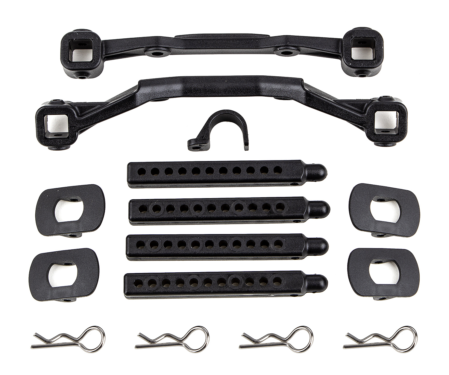 Team Associated RIVAL MT8 Karosseriehalter-Set 1 Team Associated RIVAL MT8 Body Mount Set