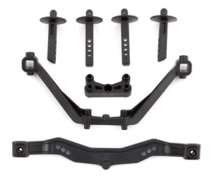 Team Associated SC6.1 Body Mounts, front and rear