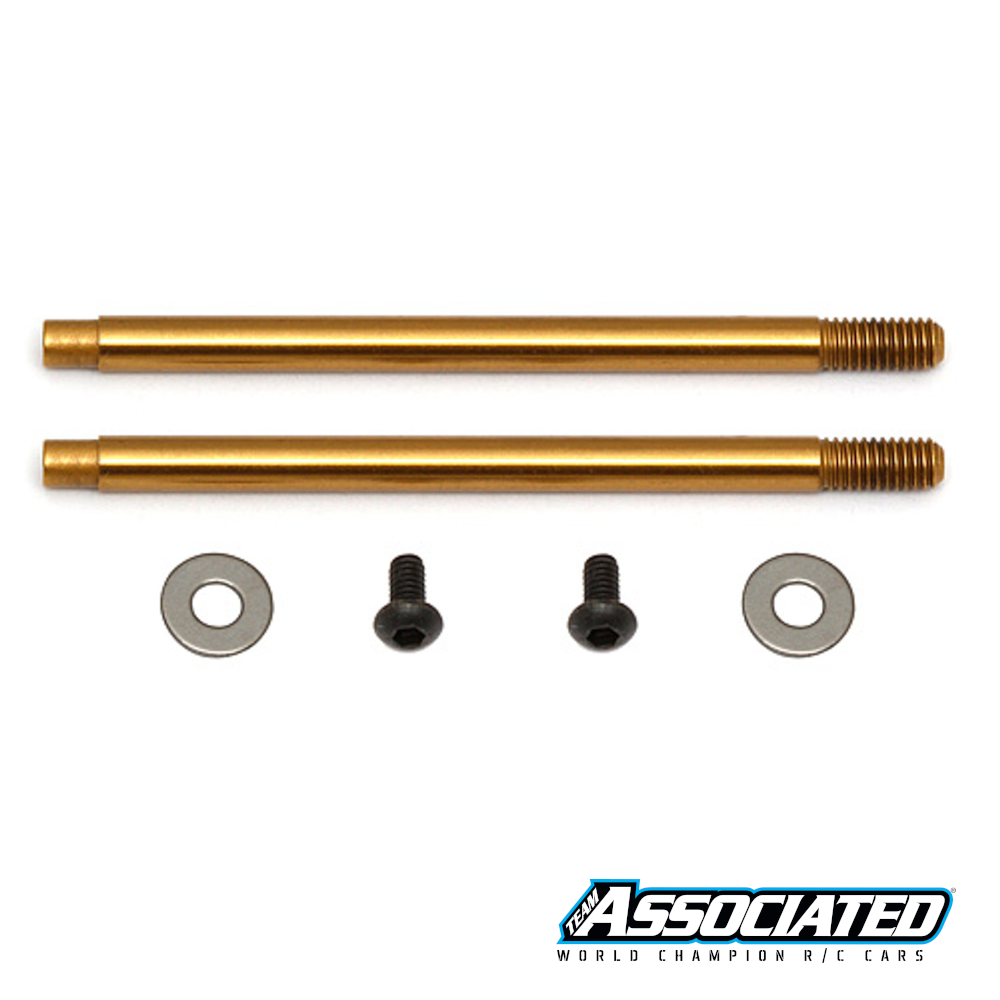 Team Associated Shock Shafts 3x27.5mm (V2) TiN #91619 1 Team Associated Shock Shafts 3x27.5mm (V2) TiN #91619