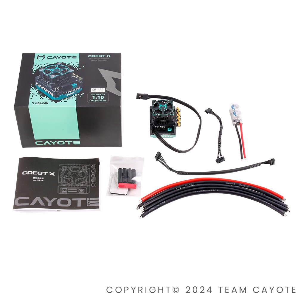 Team Cayote RC Crest X ESC 160A 2 Team Cayote RC Crest X ESC 160A