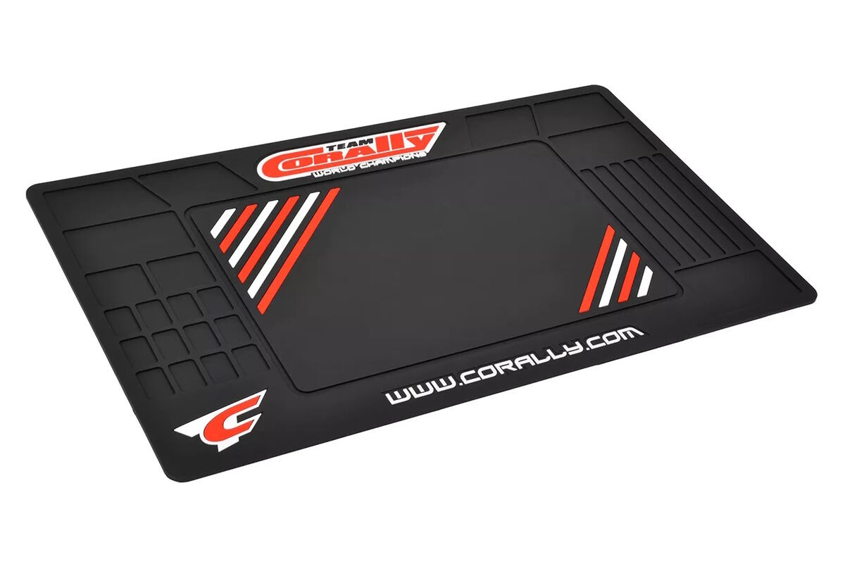 Team Corally - Pit Mat XL - Rubber - 85x50 cm - 5mm Thick 1 Team Corally - Pit Mat XL - Rubber - 85x50 cm - 5mm Thick