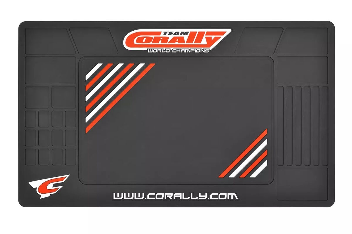 Team Corally - Pit Mat XL - Rubber - 85x50 cm - 5mm Thick 2 Team Corally - Pit Mat XL - Rubber - 85x50 cm - 5mm Thick
