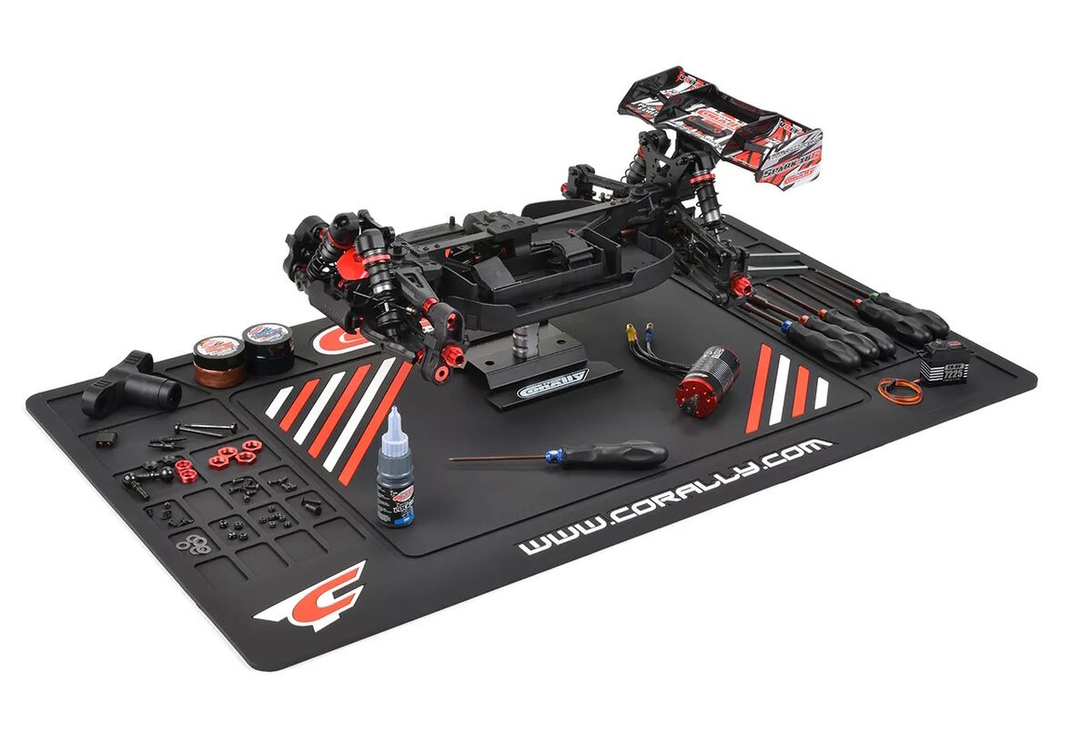 Team Corally - Pit Mat XL - Rubber - 85x50 cm - 5mm Thick 10 Team Corally - Pit Mat XL - Rubber - 85x50 cm - 5mm Thick