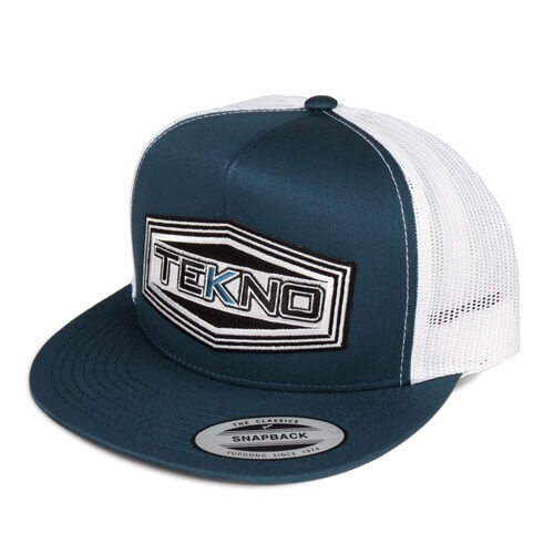 Tekno RC Patch Trucker Hat (flat bill, mesh back, adjustable strap) 1 Tekno RC Patch Trucker Hat (flat bill, mesh back, adjustable strap)
