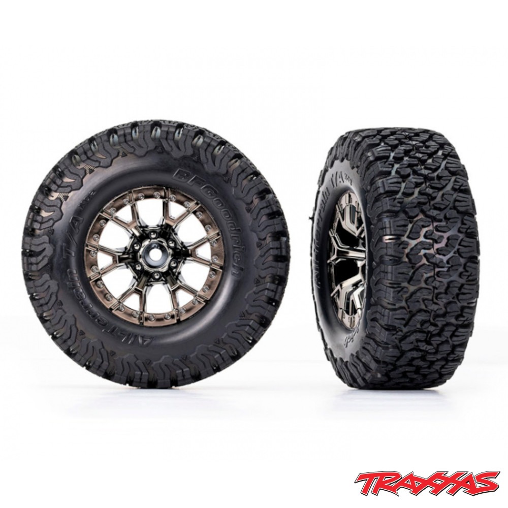 Tires & Wheels BFGoodrich All-Terrain T/A 2.2/3.0'' 2WD Front (2) (10186) Traxxas 1 Tires & Wheels BFGoodrich All-Terrain T/A 2.2/3.0'' 2WD Front (2) (10186) Traxxas