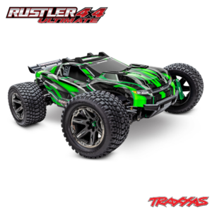 Traxxas 1/10 Rustler Ultimate VXL BL RTR 4x4 RC Truck Green