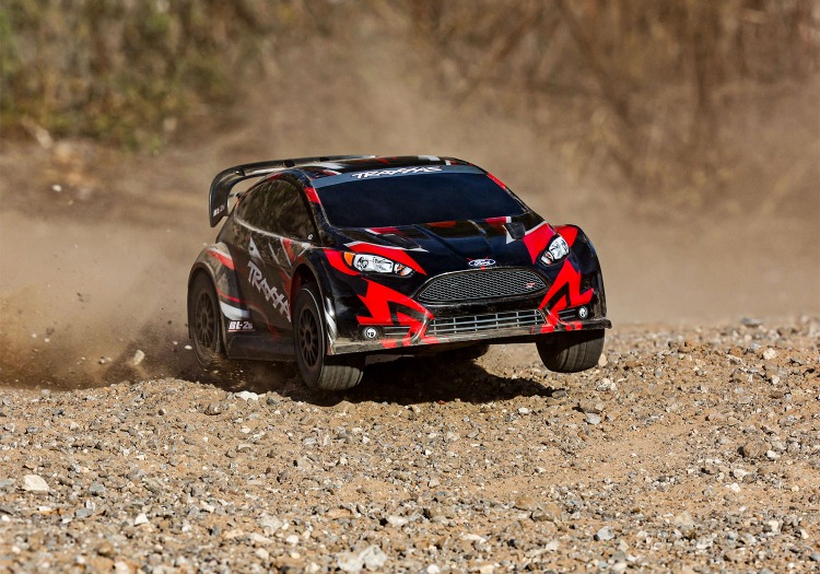 Traxxas Ford Fiesta BL-2S Red Traxxas Ford Fiesta ST BL-2S 1/10 RTR Rally Car Red 7 Traxxas Ford Fiesta ST BL-2S 1/10 RTR Rally Car Red