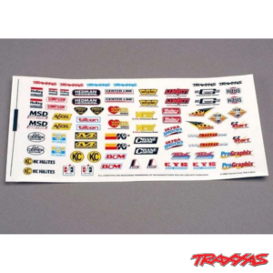 Traxxas Racing Sponsor Decal Sheet #TRX2514