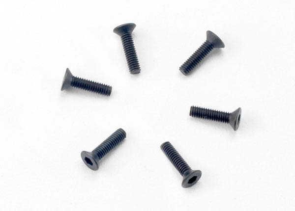 Traxxas Kruvid M2.5x10mm FH (6) #TRX2523 1 Traxxas Screws M2.5x10mm FH (6) #TRX2523
