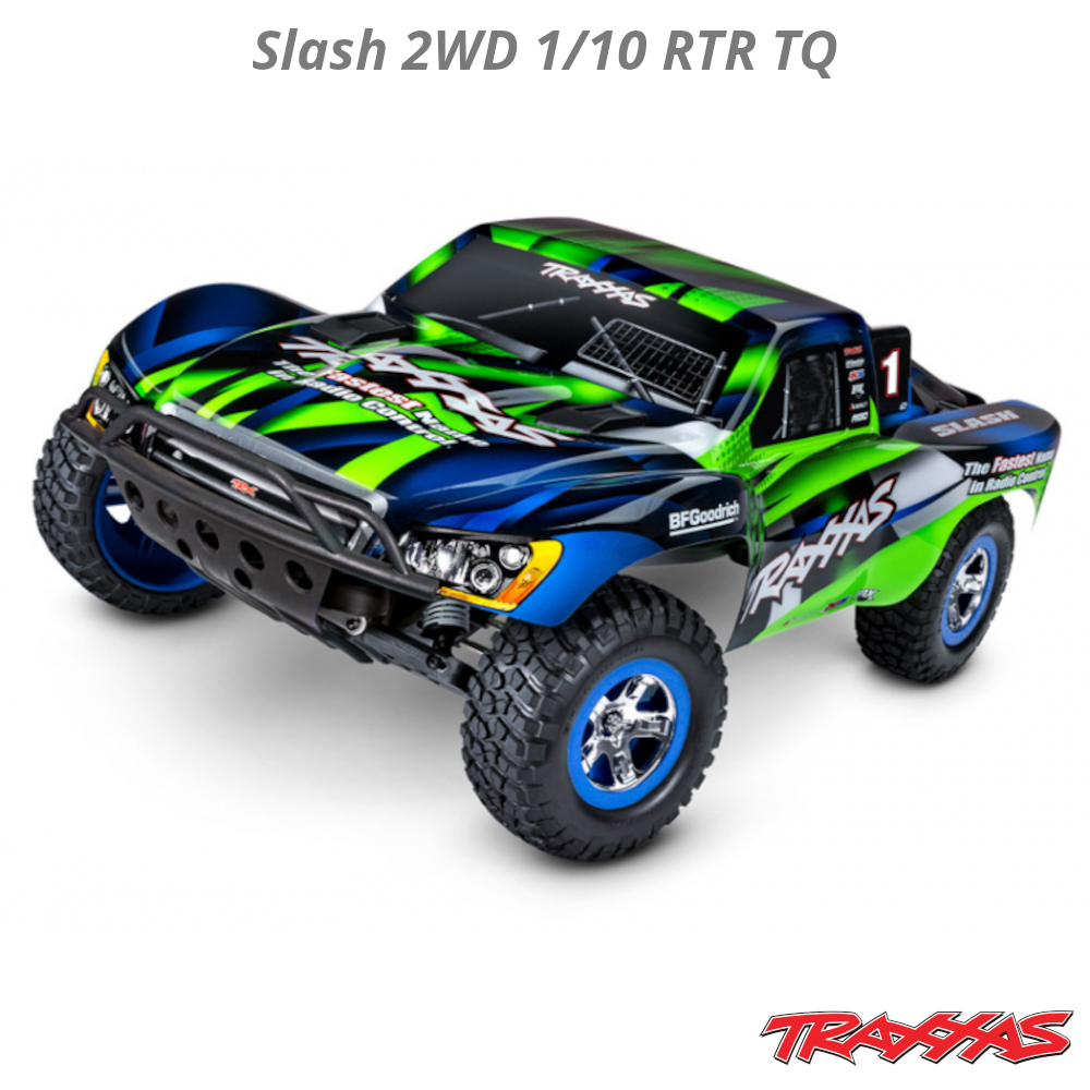 Traxxas Slash 2WD Brushed 1/10 Short-Course RTR Roheline 1 Traxxas Slash 2WD Brushed 1/10 Short-Course RTR Green