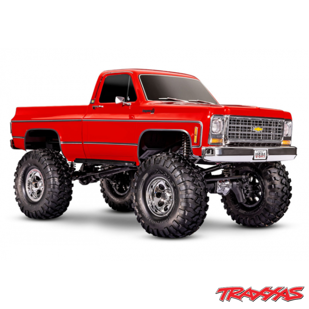 Traxxas TRX-4 Chevrolet K10 High Trail 1:10 RTR Crawler - punane 1 Traxxas TRX-4 Chevrolet K10 High Trail 1:10 RTR Crawler - red