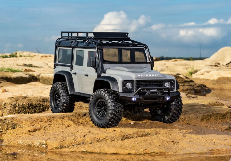 Traxxas TRX-4M 1:18 Land Rover Defender RTR mini-crawler – hõbedane, 2S LiPo 11 Traxxas TRX-4M 1:18 Land Rover Defender RTR mini-crawler – hõbedane, 2S LiPo