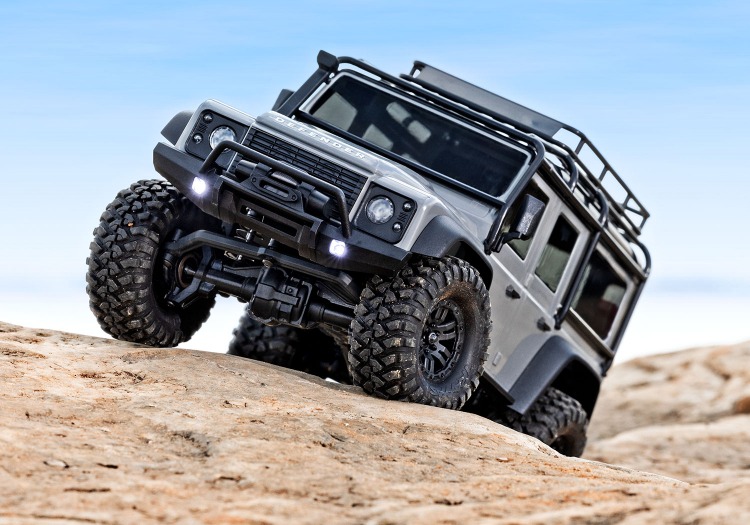 Traxxas TRX-4M 1:18 Land Rover Defender RTR mini-crawler – hõbedane, 2S LiPo 9 Traxxas TRX-4M 1:18 Land Rover Defender RTR mini-crawler – hõbedane, 2S LiPo