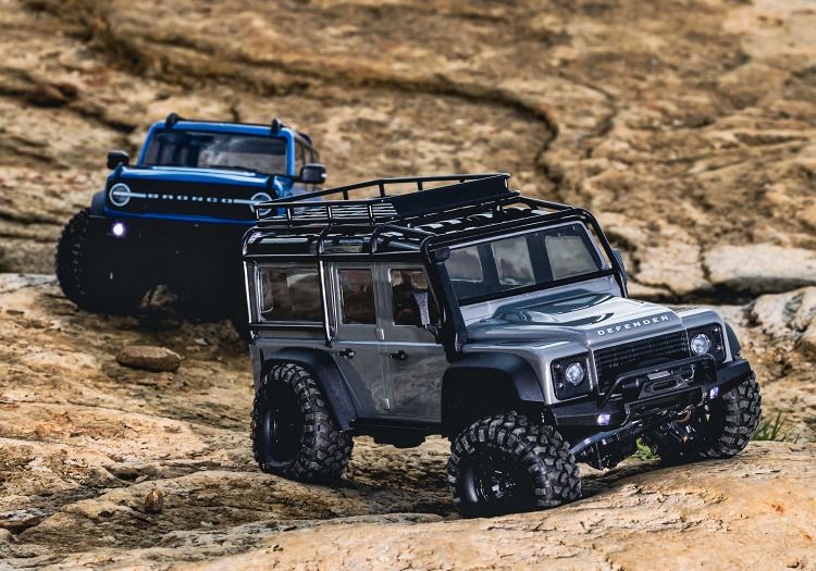 Traxxas TRX-4M 1:18 Land Rover Defender RTR mini-crawler – sinine, 2S LiPo 8 Traxxas TRX-4M 1:18 Land Rover Defender RTR mini-crawler – sinine, 2S LiPo