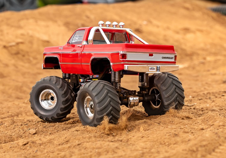 Traxxas TRX-4MT Chevrolet K-10 Red RTR RC Car Traxxas TRX-4MT Chevrolet K-10 Monster Truck RTR Red - 2S LiPo/USB Charger 8 Traxxas TRX-4MT Chevrolet K-10 Monster Truck RTR Red - 2S LiPo/USB Charger