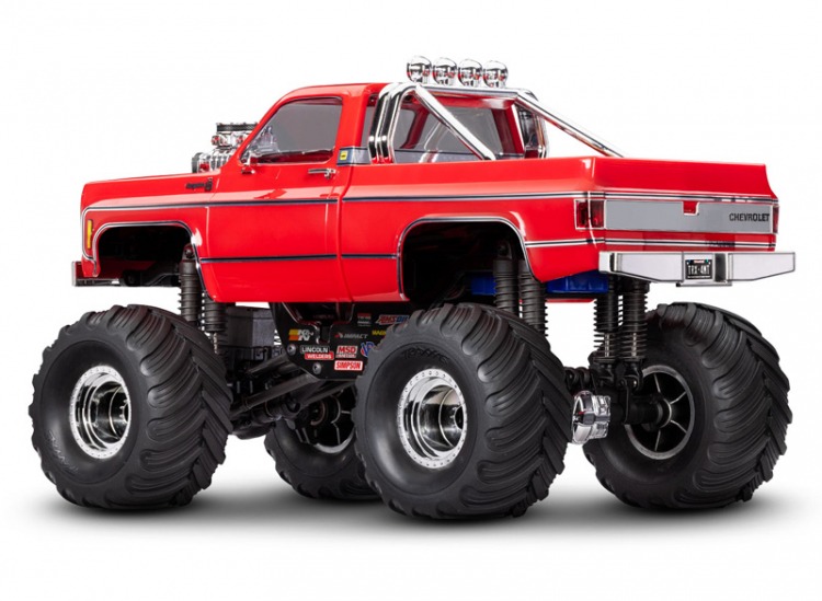 Traxxas TRX-4MT Chevrolet K-10 Red RTR RC Car Traxxas TRX-4MT Chevrolet K-10 Monster Truck RTR Red - 2S LiPo/USB Charger 2 Traxxas TRX-4MT Chevrolet K-10 Monster Truck RTR Red - 2S LiPo/USB Charger