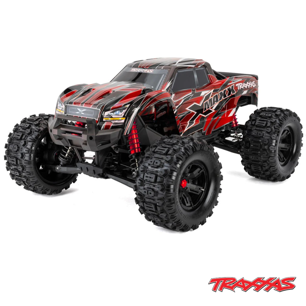 Traxxas X-Maxx 4x4 8S VXL Monster-Truck Belted Brushless Punane 1 Traxxas X-Maxx 4x4 8S VXL Monster-Truck Belted Brushless Red
