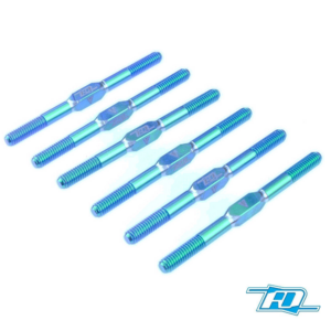 Turnbuckle Set - RC10B7 Blue - M3.5x48mm - Revolution Design RDRP0643-BLU