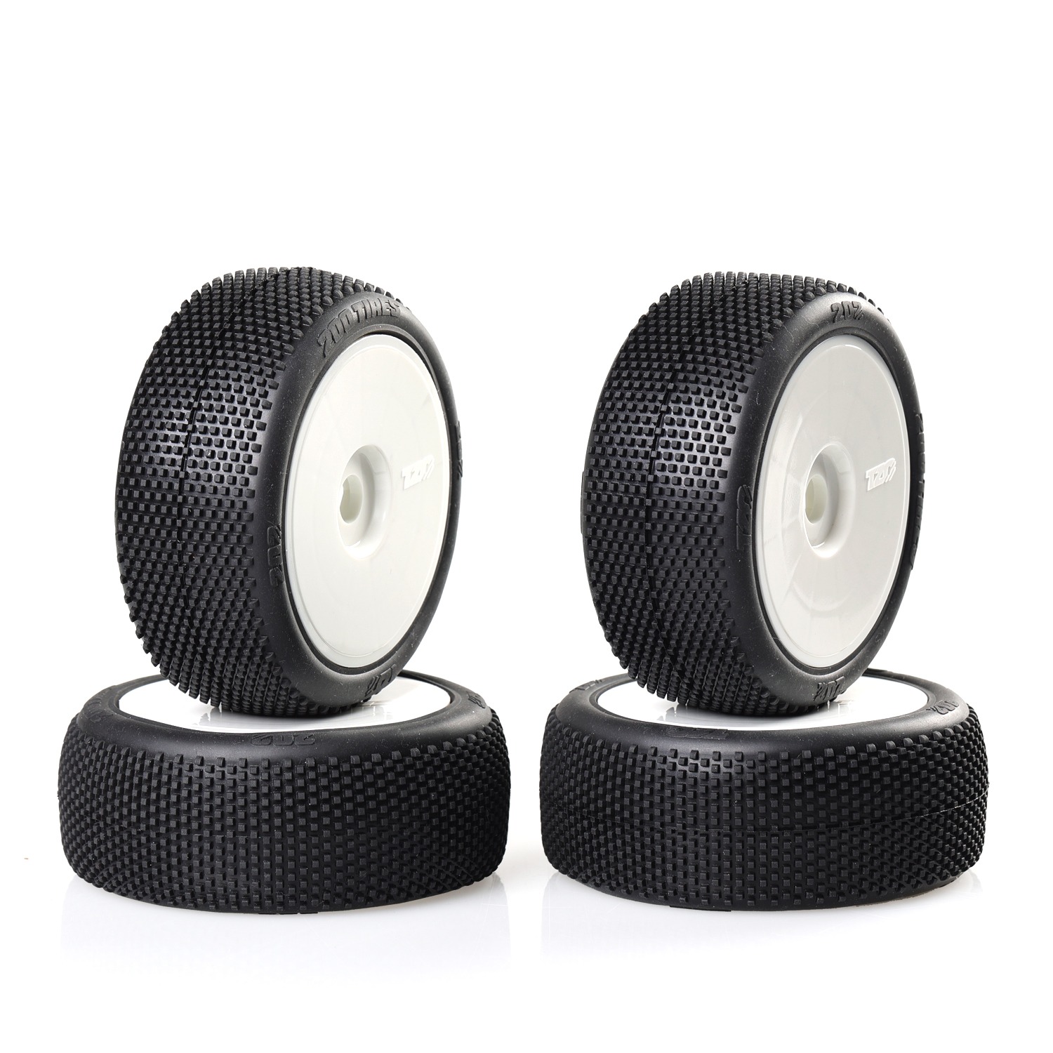 1/8 Buggy Wheels TZO 200 Soft TZO 200 Tires 1/8 Buggy 202-White Soft (Pre-Glued) 1 TZO 200 Tires 1/8 Buggy 202-White Soft (Pre-Glued)