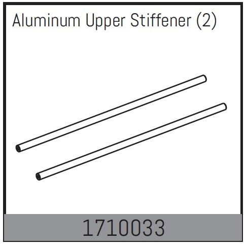 Upper Stiffener Aluminum (2) (1710033) Absima 1 Upper Stiffener Aluminum (2) (1710033) Absima