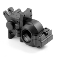 Xray Composite Rear Motor Gear Box - Lcg - Graphite - Set