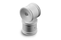 Xray Stadium Truck Wheel Aerodisk With 12Mm Hex - White (2)
