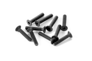 Screws M3x16mm FHCS (10) Xray