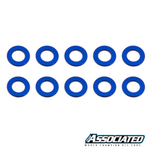 Washers 3.0x5.5x0.5mm Alu Blue (10) #31381 Team Associated