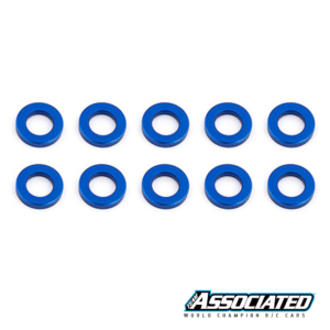Washers 3.0x5.5x1.0mm Alu Blue (10) #31382 Team Associated