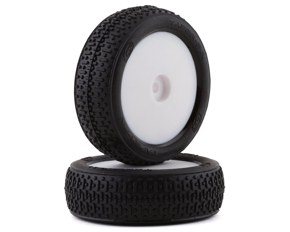 Kompletträder vorne, weiß, Taper Pin (2) (LOS41017) Losi 1 Wheel Mounted Front White Taper Pin (2) (LOS41017) Losi