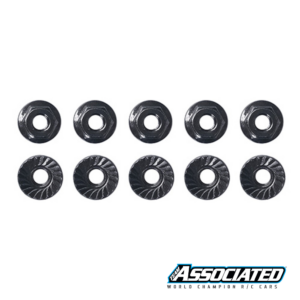 Wheel Nuts M4 LP Steel (10) #91150 Team Associated