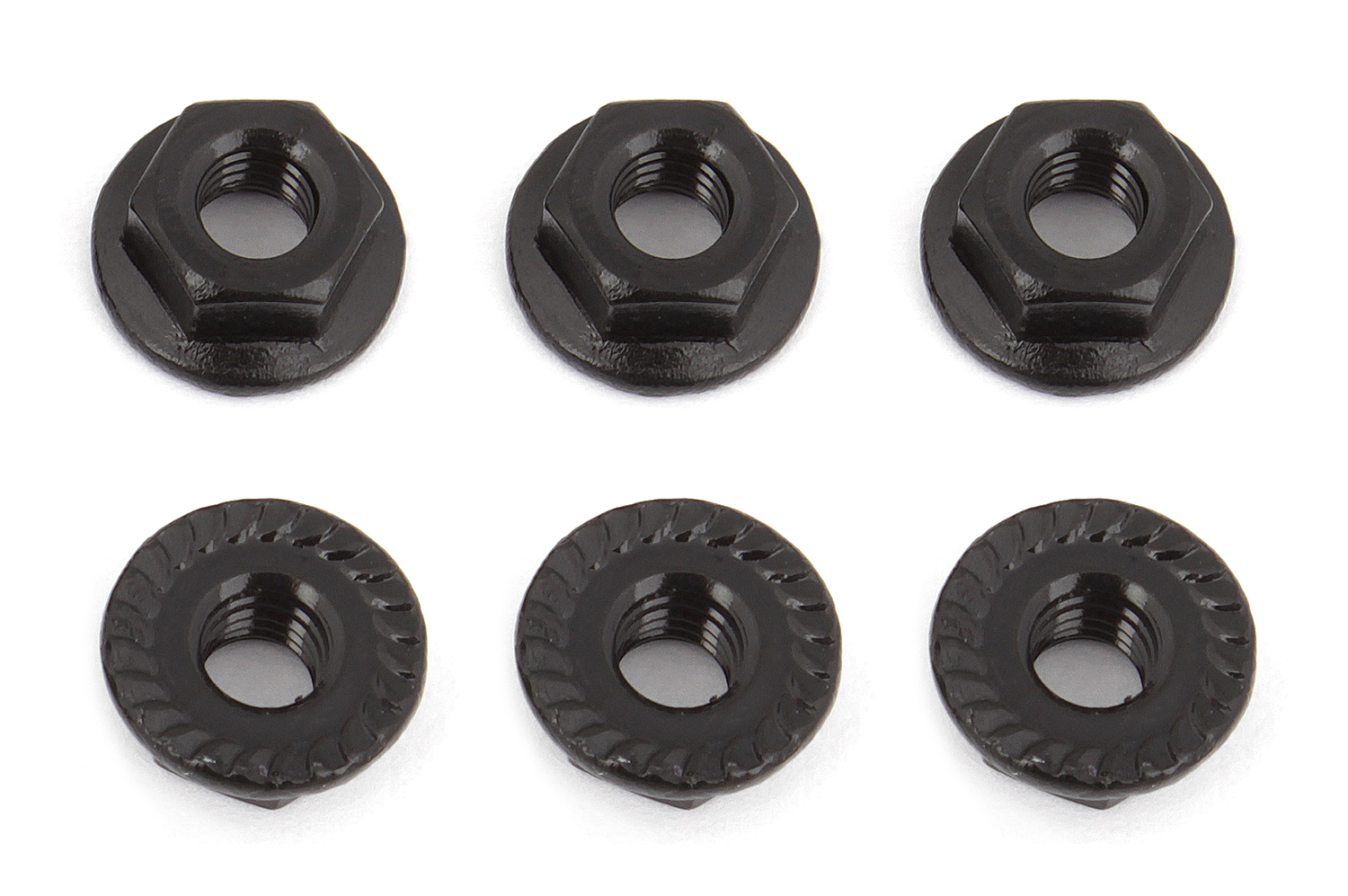 Wheel Nuts M4 Serrated Flanged (6) Team Associated 1 Wheel Nuts M4 Serrated Flanged (6) Team Associated