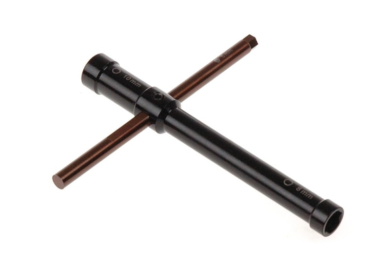Xceed Glowplug/Clutchnut Wrench - 10mm Long (V2) 1 Xceed Glowplug/Clutchnut Wrench - 10mm Long (V2)