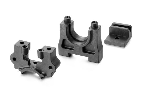 Xray Center Diff Mounting Plate Set - Graphite 1 Xray Center Diff Mounting Plate Set - Graphite