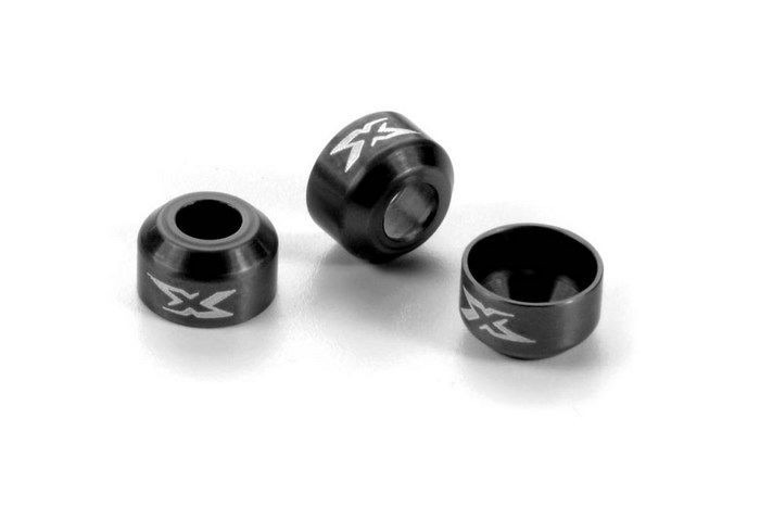 Xray Drive Shaft Safety Collar Alu Black (3) #365471-K 1 Xray Drive Shaft Safety Collar Alu Black (3) #365471-K