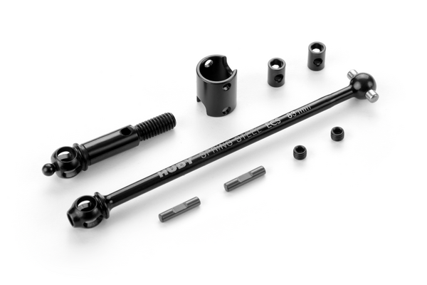 Xray Ecs Front Drive Shaft 83Mm With 2.5Mm Pin - Hudy Spring Steel™ - Set 1 Xray Ecs Front Drive Shaft 83Mm With 2.5Mm Pin - Hudy Spring Steel™ - Set