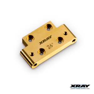 Xray Front Lower Arm Mount 0° V2 46g #322312