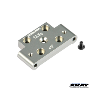 Xray Front Lower Arm Mount +3°/-3° Alu #322317