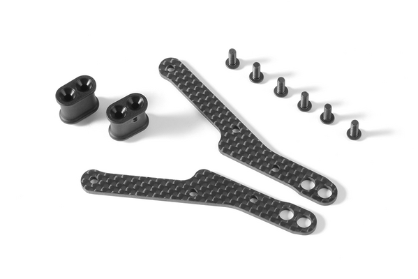 Xray Graphite Chassis Side Guard Brace (2) 1 Xray Graphite Chassis Side Guard Brace (2)