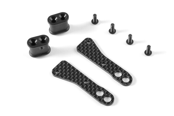 Xray Graphite Chassis Side Guard Brace - Soft (2) 1 Xray Graphite Chassis Side Guard Brace - Soft (2)