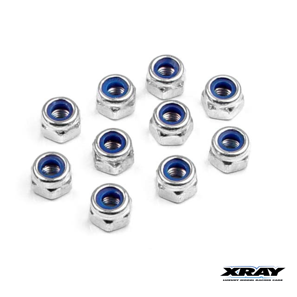 Xray Nut M3 Nylon (10) #960030 1 Xray Nut M3 Nylon (10) #960030