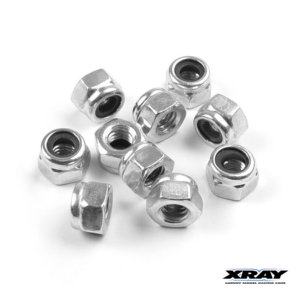 Xray Nut M4 Nylon (10) #960040