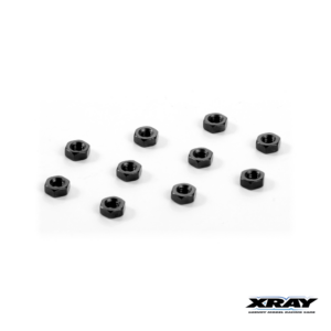 Xray Nuts M3 Black (10) #960032