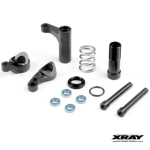 Xray Servo Saver Set For Semi-Split Bulkhead Graphite #352508