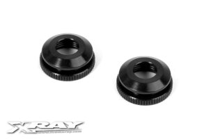 Xray Shock Body Nut Alu For Shock Boot (2) #358142